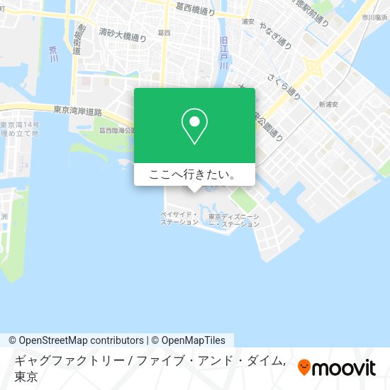 ギャグファクトリー / ファイブ・アンド・ダイム地図