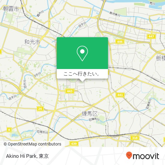 Akino Hi Park地図