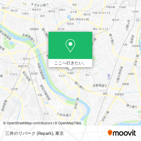 三井のリパーク (Repark)地図