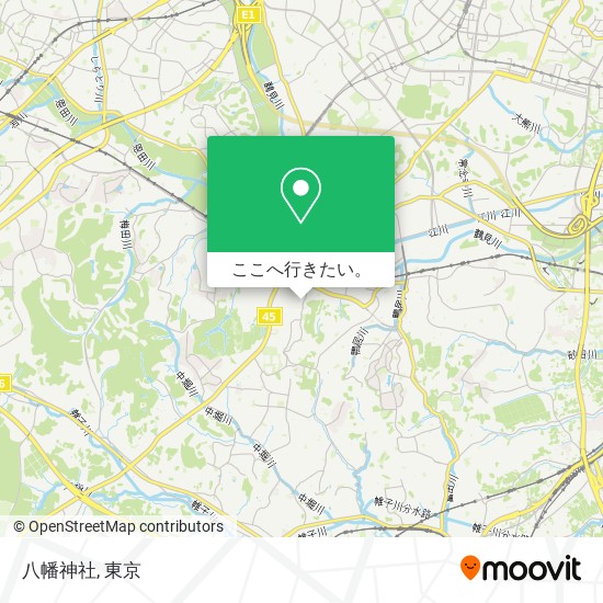 八幡神社地図