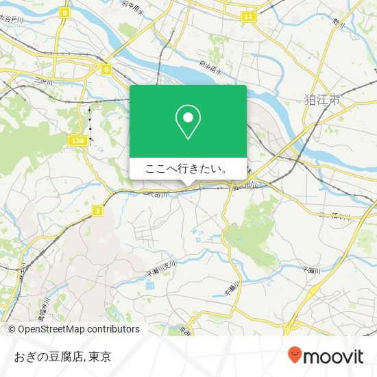 おぎの豆腐店地図