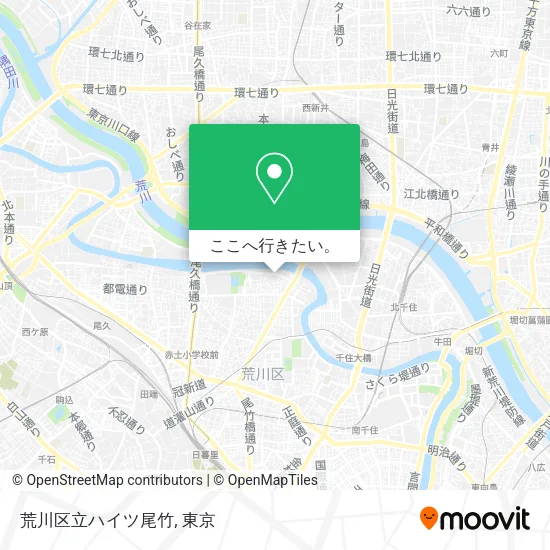 荒川区立ハイツ尾竹地図