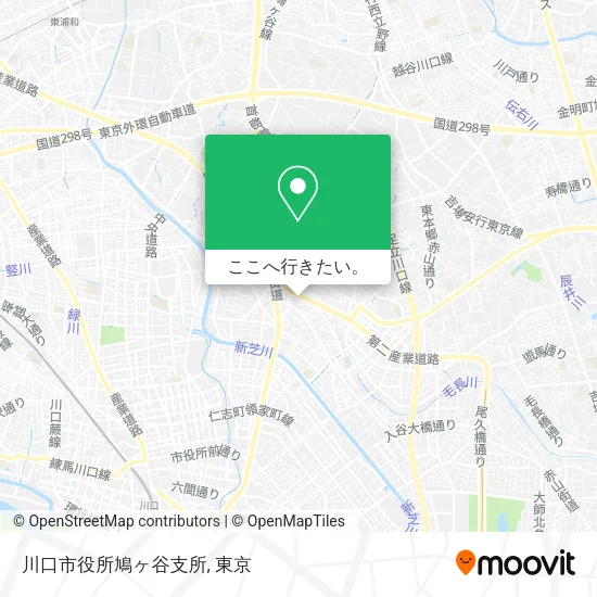川口市役所鳩ヶ谷支所地図