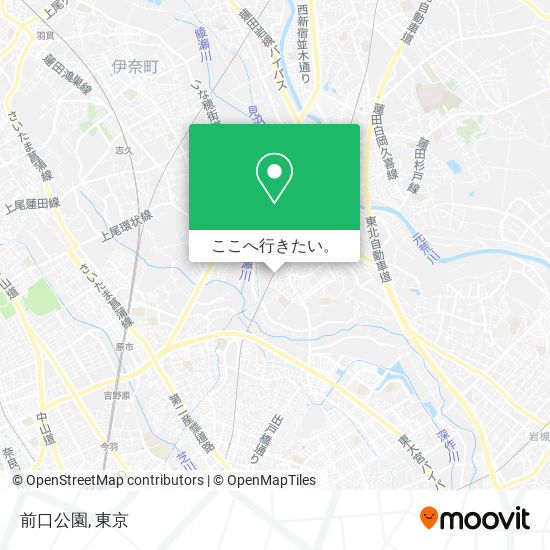 前口公園地図