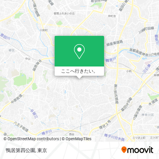 鴨居第四公園地図