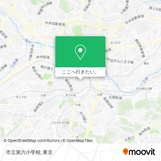 市立第六小学校地図