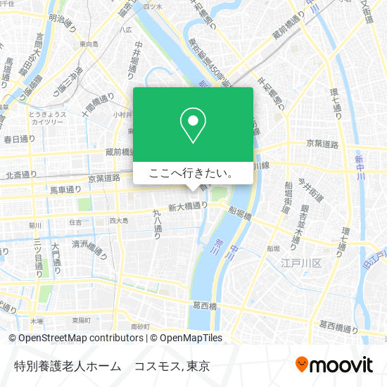 特別養護老人ホーム　コスモス地図