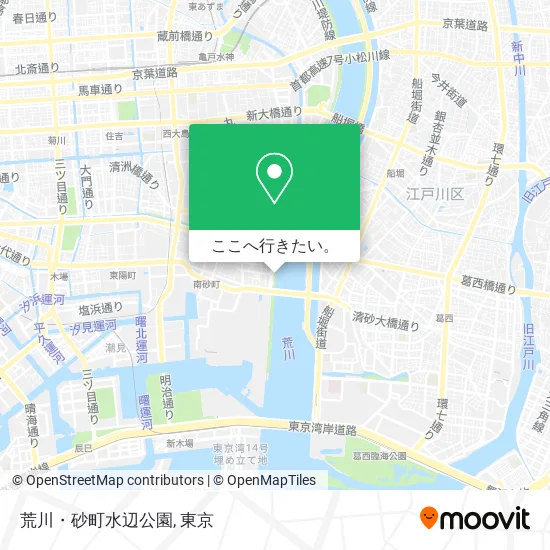荒川・砂町水辺公園地図