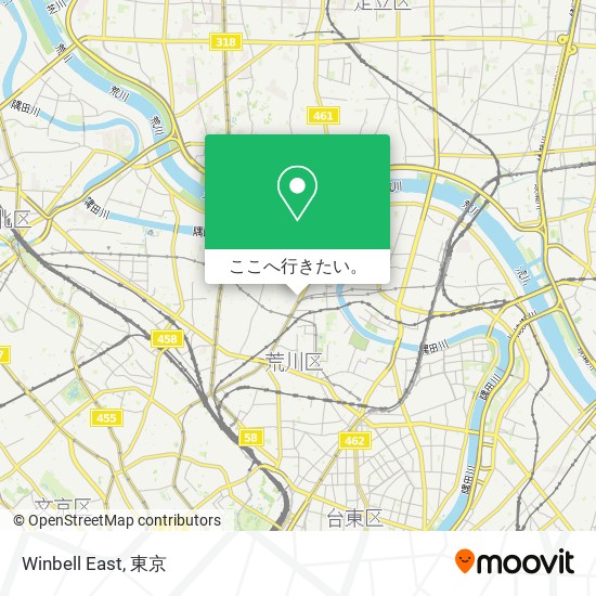 Winbell East地図