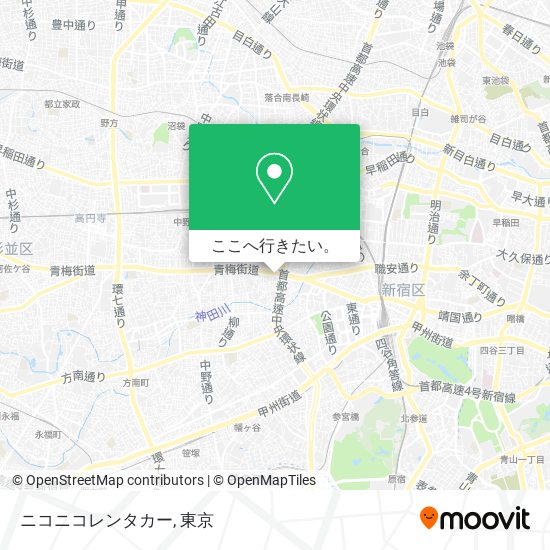 ニコニコレンタカー地図