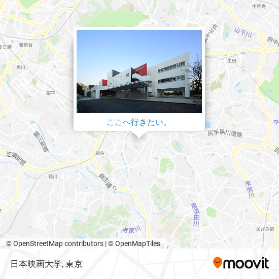 日本映画大学地図