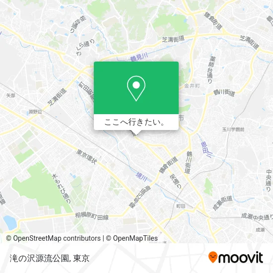 滝の沢源流公園地図