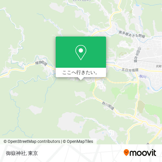 御嶽神社地図