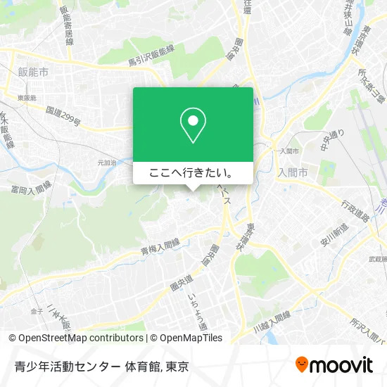 青少年活動センター 体育館地図