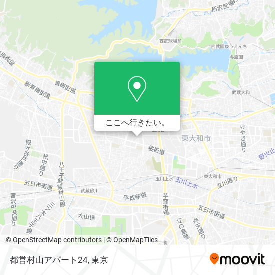 都営村山アパート24地図