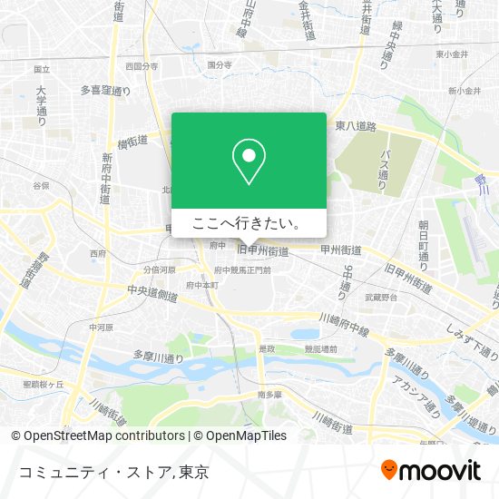 コミュニティ・ストア地図