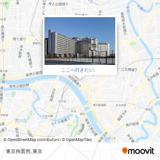 東京拘置所地図