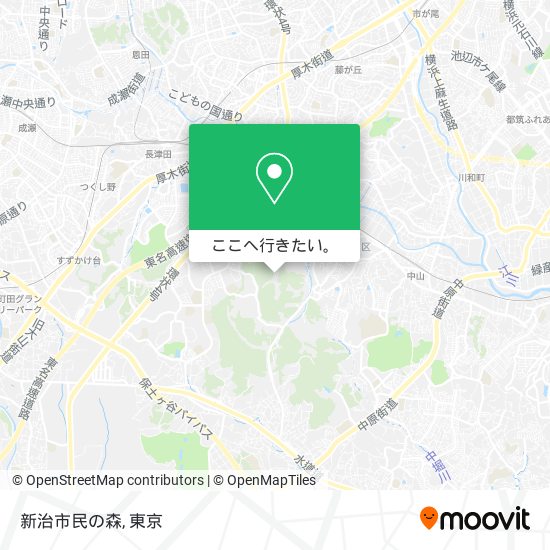 新治市民の森地図