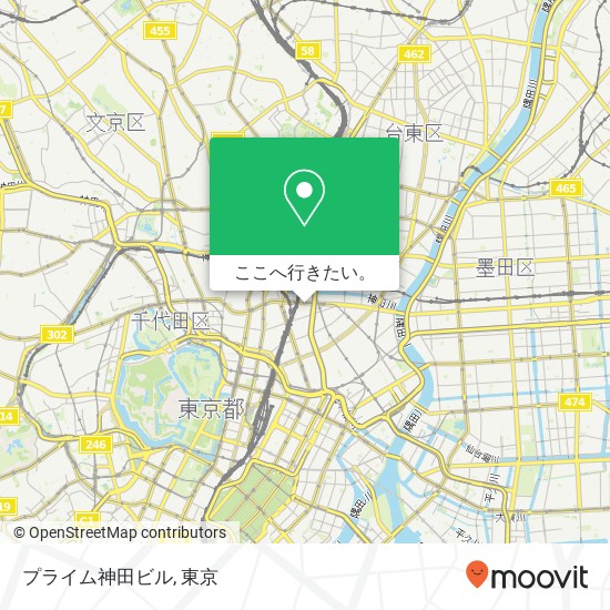 プライム神田ビル地図