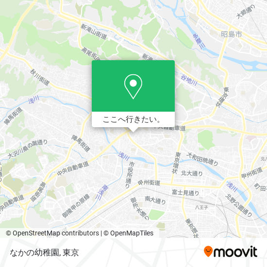 なかの幼稚園地図