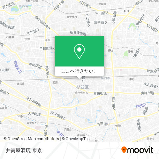 井筒屋酒店地図