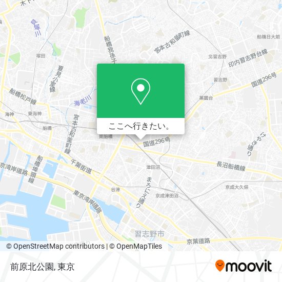 前原北公園地図