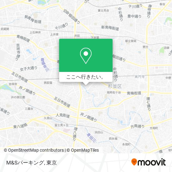 M&Sパーキング地図