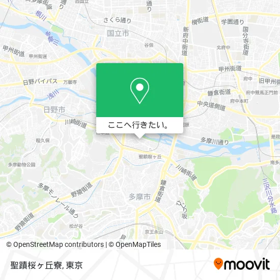 聖蹟桜ヶ丘寮地図