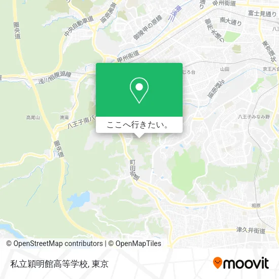 私立穎明館高等学校地図
