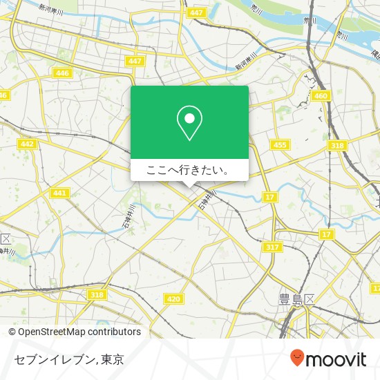 セブンイレブン地図