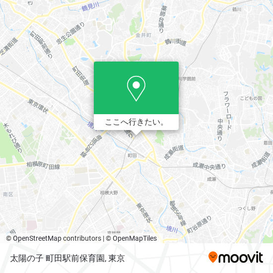太陽の子 町田駅前保育園地図