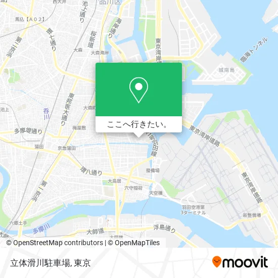 立体滑川駐車場地図