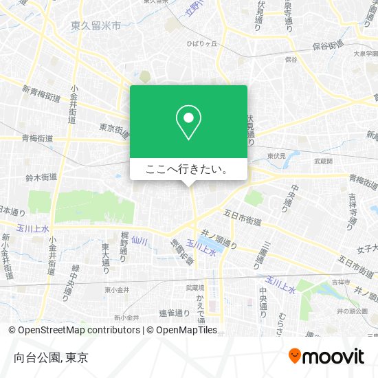 向台公園地図