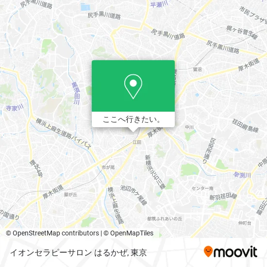 イオンセラピーサロン はるかぜ地図
