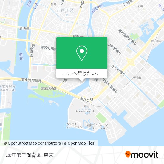 堀江第二保育園地図