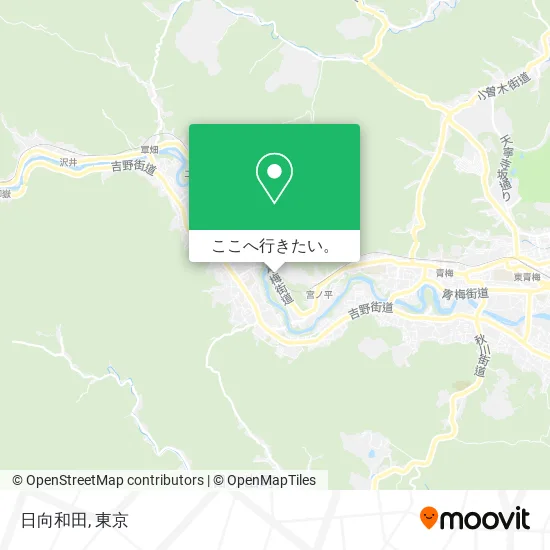 日向和田地図