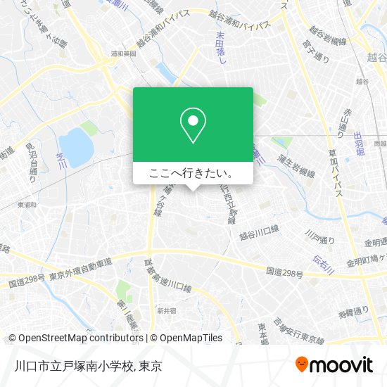 川口市立戸塚南小学校地図