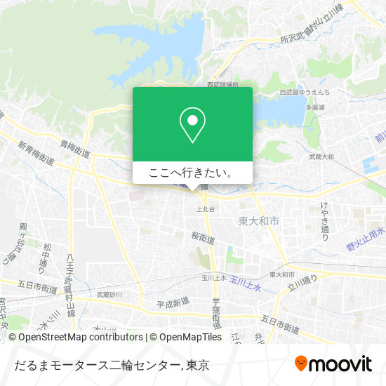 だるまモータース二輪センター地図