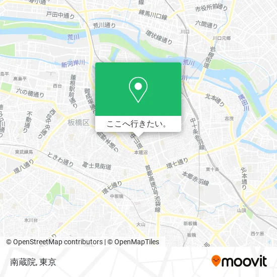 南蔵院地図