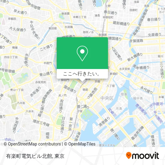 有楽町電気ビル北館地図