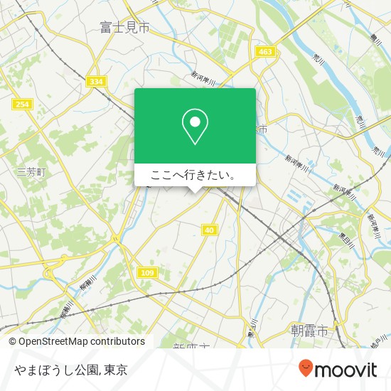 やまぼうし公園地図