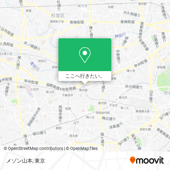 メゾン山本地図