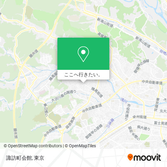 諏訪町会館地図