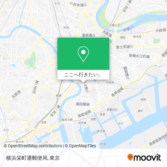 横浜栄町通郵便局地図
