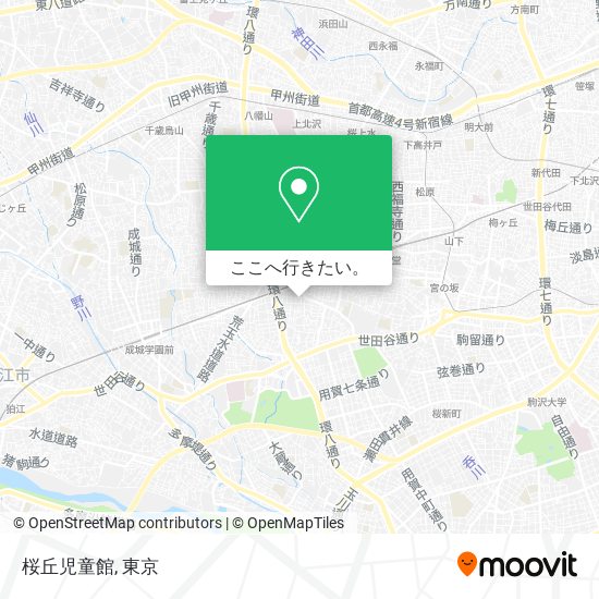 桜丘児童館地図
