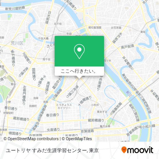 ユートリヤ すみだ生涯学習センター地図