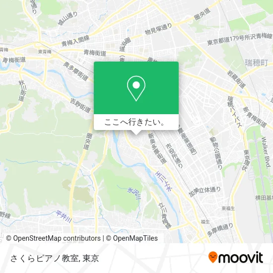 さくらピアノ教室地図