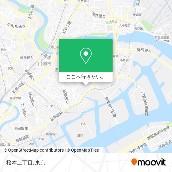 桜本二丁目地図