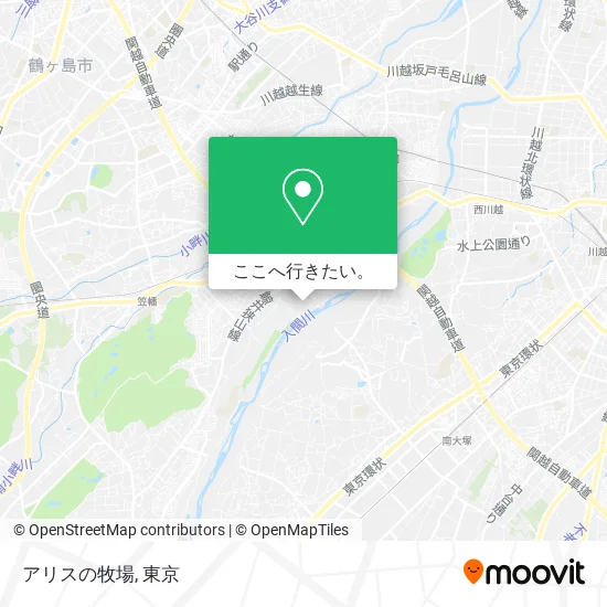 アリスの牧場地図