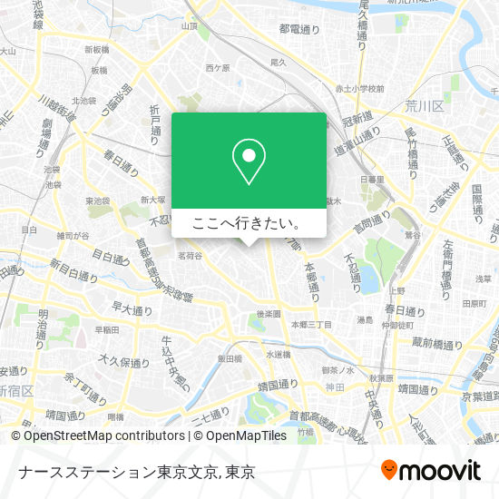 ナースステーション東京文京地図